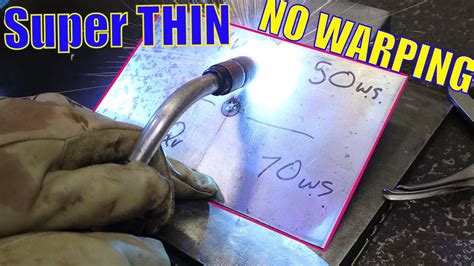 welding thin steel warping